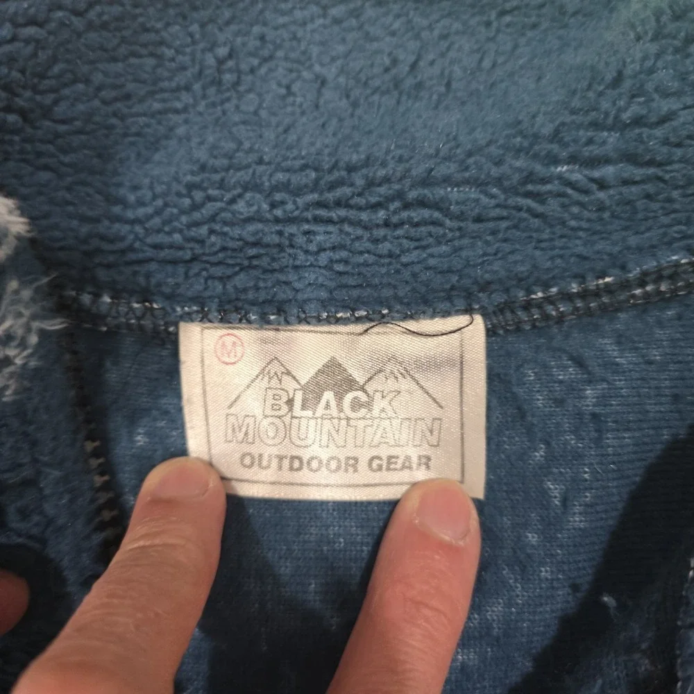 Black‎ Mountain Outdoor Gear Bald Eagle Mountain Nature Fleece Jacket Full Zip M